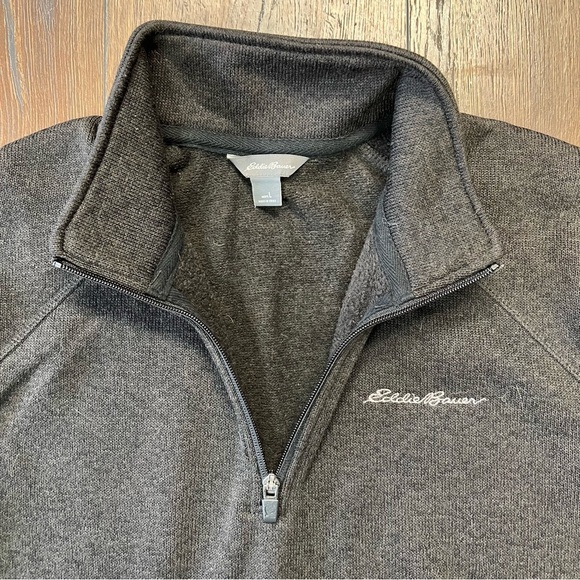 Eddie Bauer 1/4 zip SZ LG - Picture 2 of 2